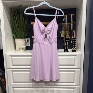 Miami Lilac Spaghetti Strap Dress